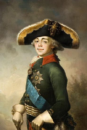 Vladimir Lukich Borovikovsky Portrait of Paul I